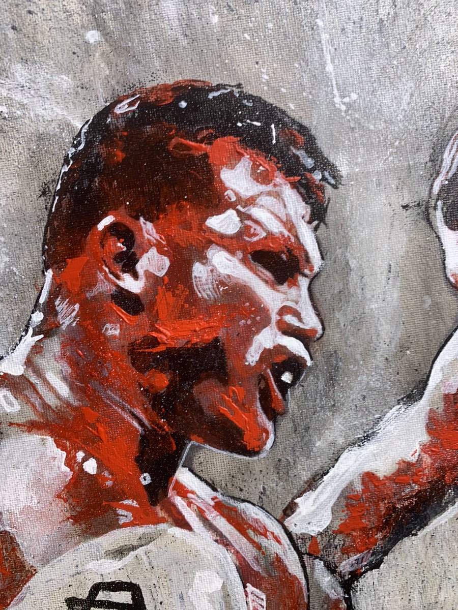 🚨#WIN 🚨  #CaneloPlant artist signed 11x14” fine art print. 

1. Like and comment on the painting. 
2. Retweet this post. 

A random winner will be selected for this super rare  art collectors piece during the fight. 

Good luck to @canelo <a href="/SweetHandsPlant/">CalebPlant</a>. #warriors #sloneart