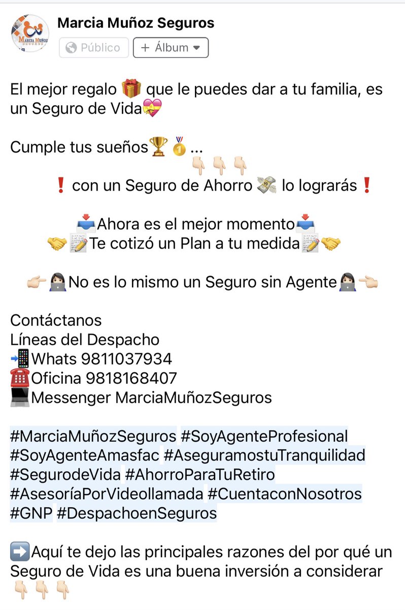 Marcia_Seguros's tweet photo. -🤔No camines en tu Vida por una cuerda floja🤔-

👇🏻👇🏻👇🏻
  ➡️🛡Mejor Asegúrala
Seguro de Vida ✔️= Respaldo Económico 

Marcia Muñoz Seguros
#TeAsesoro https://t.co/vSxcQ6Rk4T