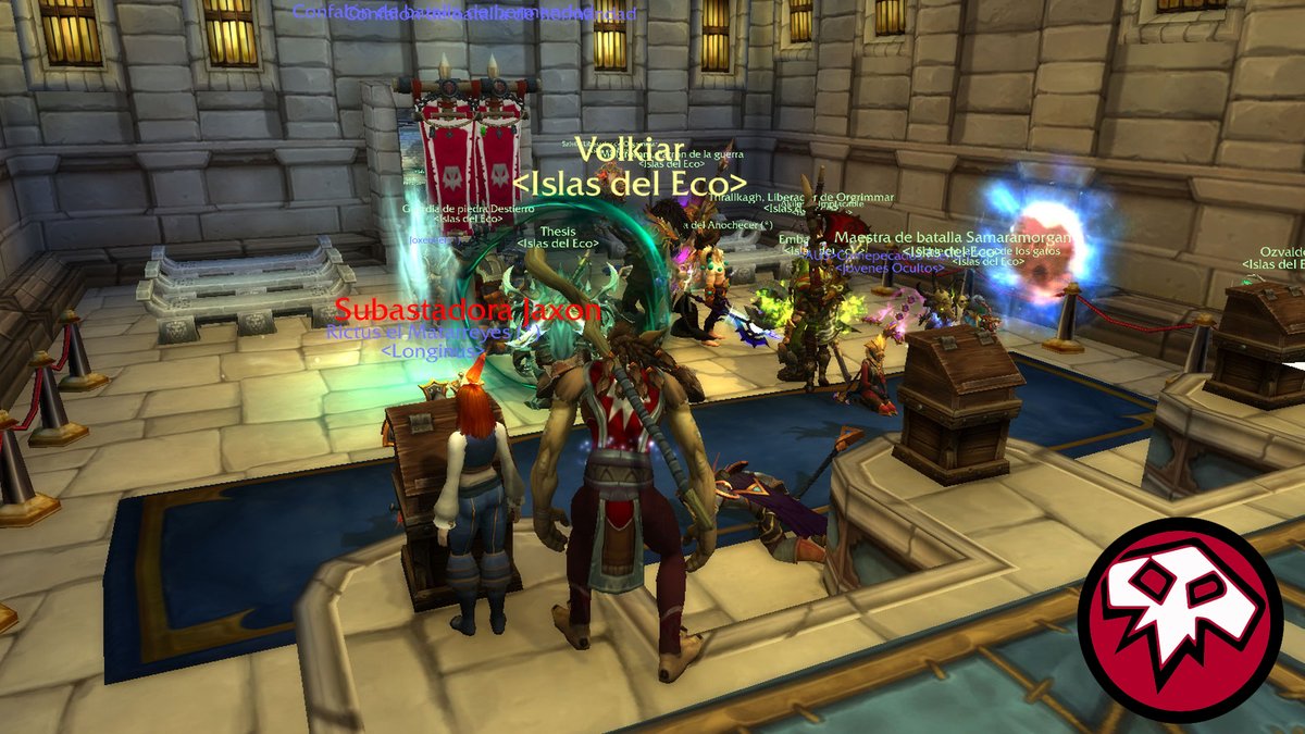 islasdeleco's tweet photo. Tarde de defensa de nuestra capital (x2), y de contrataque exitoso a todas las capitales de la Alianza.
¡Victoria o muerte! ¡Por las Islas del Eco! 🪓🪓
#WPVP #PVP #Porlahorda! https://t.co/yCU1InD49G