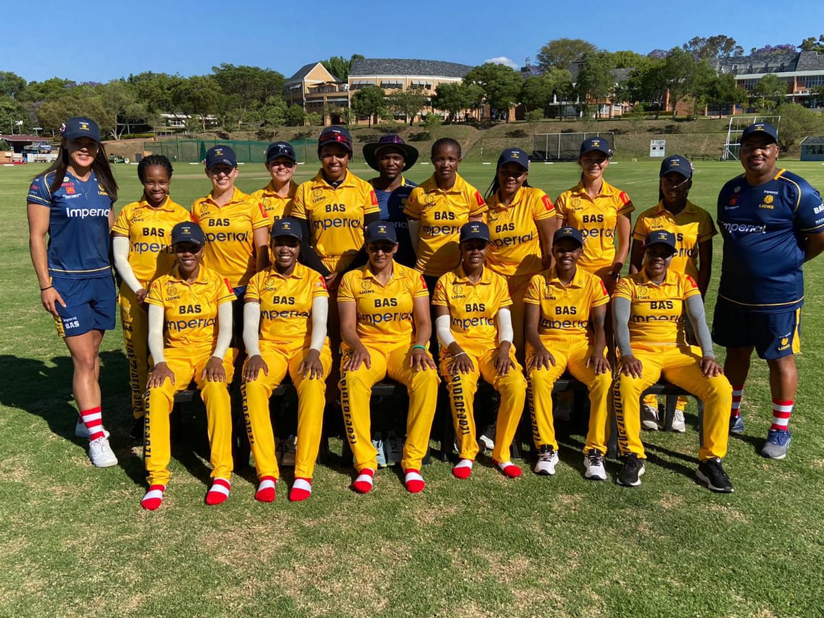 Our ladies be looking fabulous in the Lions attire. We are proud of you and the hard work you're putting 
#sowetopioneerscricketclub #sowetopride #sowetopioneerscc #sowetopioneersladies #pavtelecoms #ghrcricket #soweto #lionpride #womenscricket