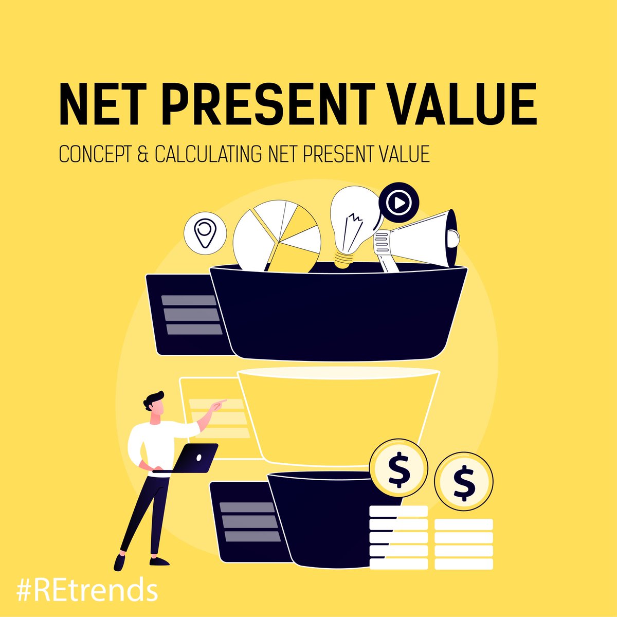 Rackestate2021's tweet photo. Calculating NPV Money in the present is worth more than the same amount in the future due to inflation and possible earnings from alternative investments that could be made during the intervening time.
#TECsocialLAB #valuatec #REtrends #realestate
👉🏻https://t.co/QKVhE4QmZW https://t.co/lCEVueoltu
