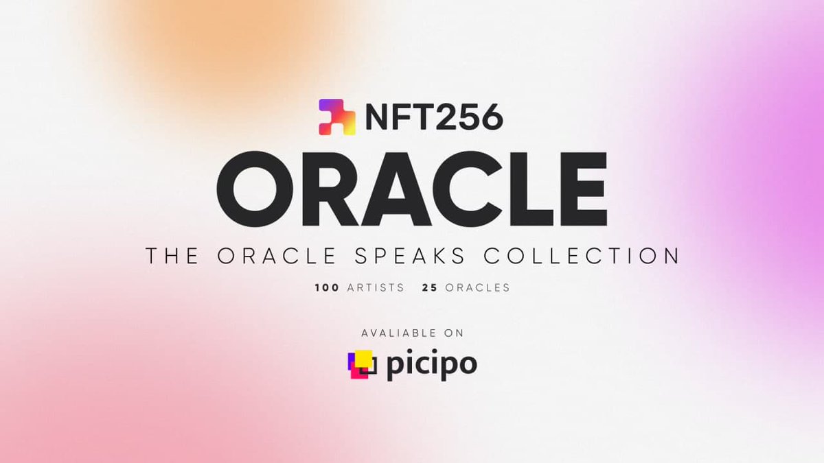 Whatever you ask, the ORACLE will give you an answer: 
25 unique collection NFT-cards are waiting in the wings.
Unparalleled, аbsolutely special drop, exclusively for PICIPO and Polygon
nft256.picipo.io
100 Artists / 25 Oracles / 1 Exclusive collection
<a href="/IoPicipo/">Picipo</a> <a href="/0xPolygon/">Polygon</a>