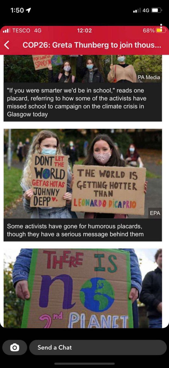GHSEcoCommittee's tweet photo. Some of our fantastic  @GHSEcoCommittee pupils gave up a day of their education today to join @GretaThunberg &amp; make their voices heard on the #ClimateCrisis! #peoplepower #pupilvoice @pupilparly @Greenfaulds_HS (Although you realise Johnny is almost 60, right? 🧓🏼🤣) https://t.co/D9bGkVLaHZ