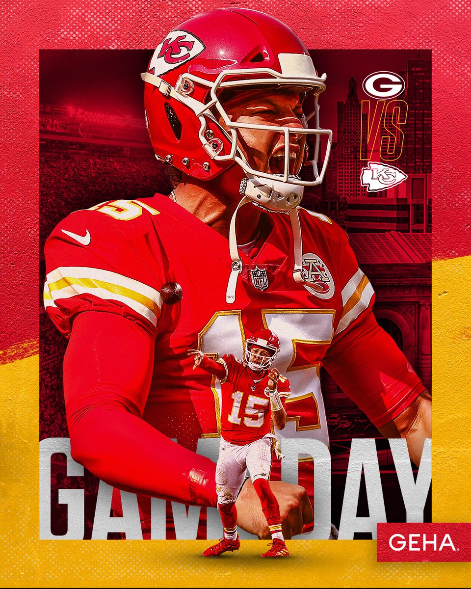 Chiefs's tweet photo. GAME. DAY. 🗣 https://t.co/ypcMPT0Uvl