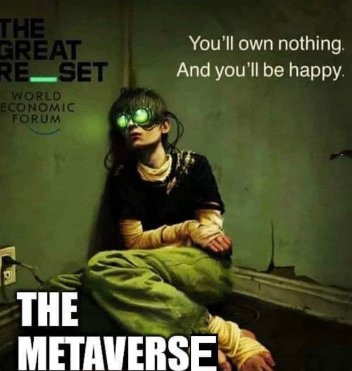 fergonomik's tweet photo. 10 yıl içinde hepinizin hiçbirşeyi olmayacak,ama mutlu olacaksınız #Metaverse https://t.co/mSSPjxsoNl