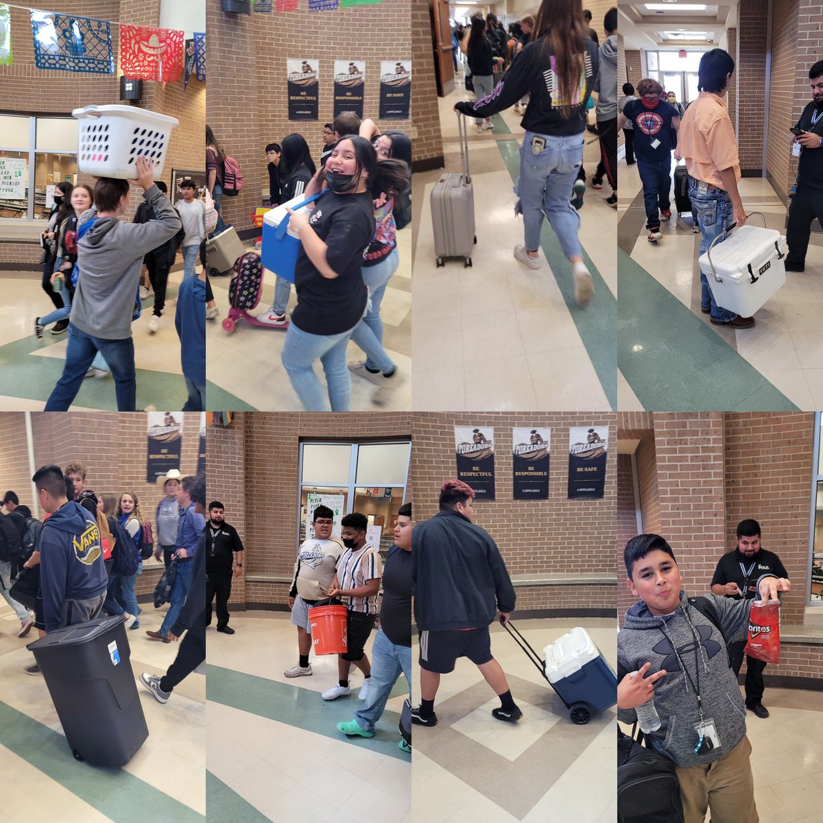 Today we finished homecoming week with anything BUT a backpack day! The kids brought some very unique items! #JBMSisBOLD 
#MatadorFamily