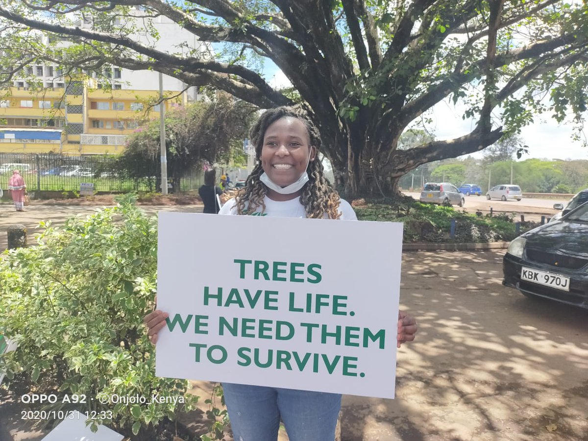 SimiyuTitus01's tweet photo. School strike week 65.
Trees have a life.
We need them to survive.
#ClimateStrikeOn
WedonthavetimKE
@Patkiash
@environpreneur
@RukiaAhmed101
@RealMugambi
@SimiyuTitus01
@onjolo_kenya
#COP26 #COP26NairobiHub https://t.co/6zlNUjhN1m