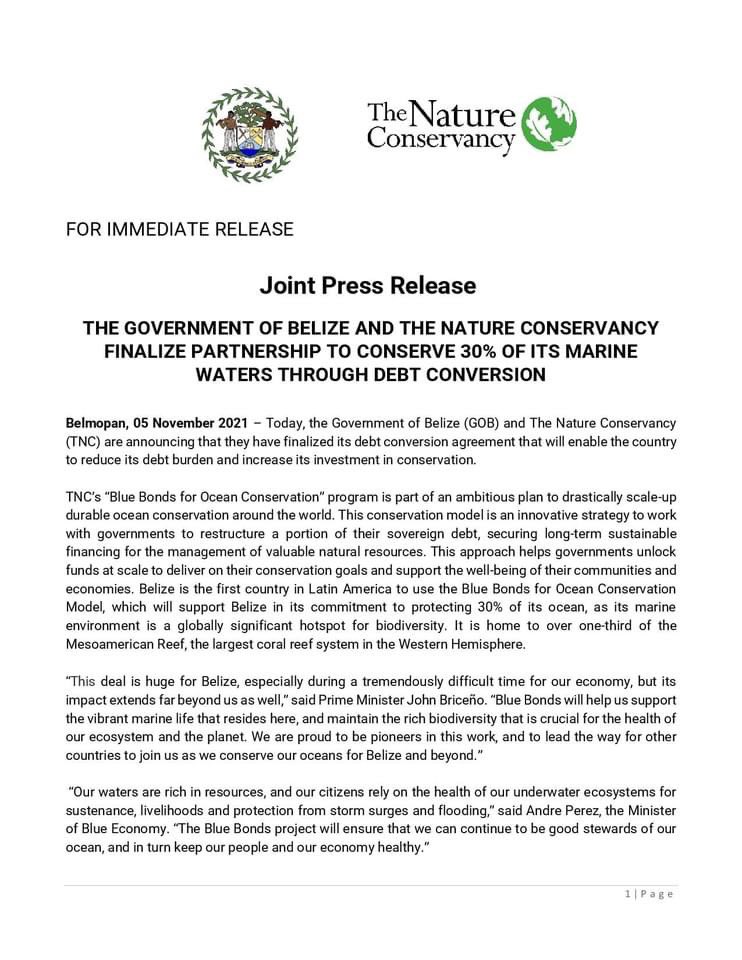 The Nature Conservancy Belize tweet media