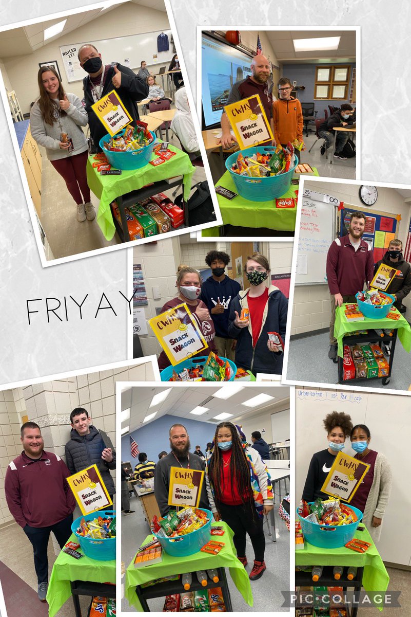 CWHS_Office's tweet photo. So proud of these portraits of a graduate! We heard how awesome their week was and had to make a #SnackWagon visit. Way to go! #CWway #whoareyoubecoming #paintyourportrait #Rockin9Tribe https://t.co/OwmBt0dtA1
