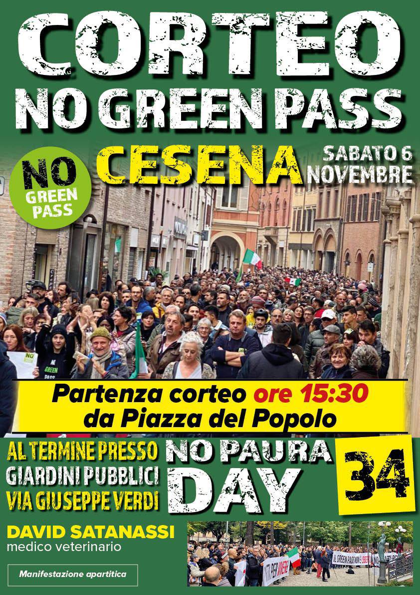 Presente domani qui a Cesena. Marciare per non marcire. Vi aspetto, vostro Padre David