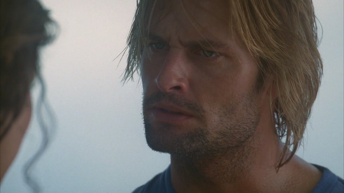 celticglasgowz's tweet photo. you know shit is about to go down when sawyer makes this face https://t.co/8sjOjIOBD8