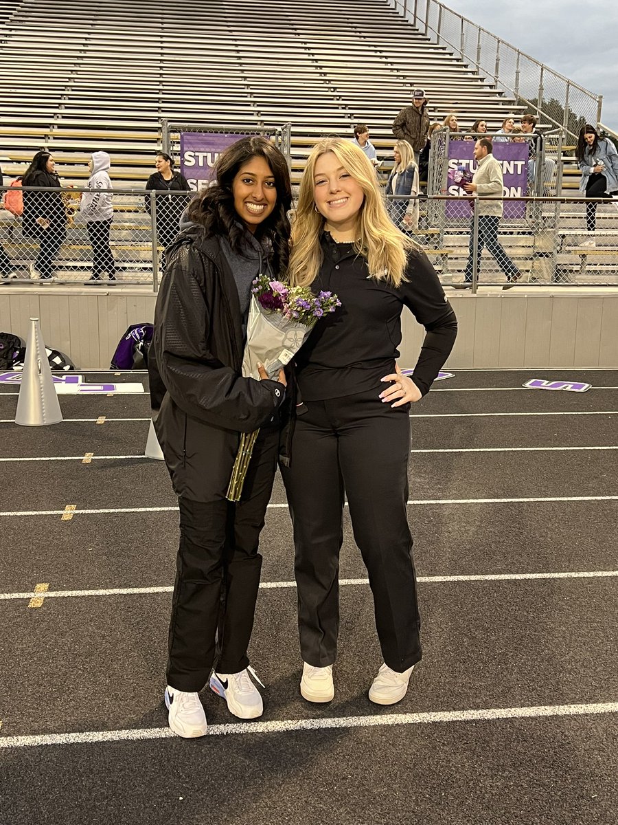 CoachMitchellAT's tweet photo. Celebrated these two amazing senior ladies last night. We appreciate everything that you have done for our program! https://t.co/8emnLI1lsT