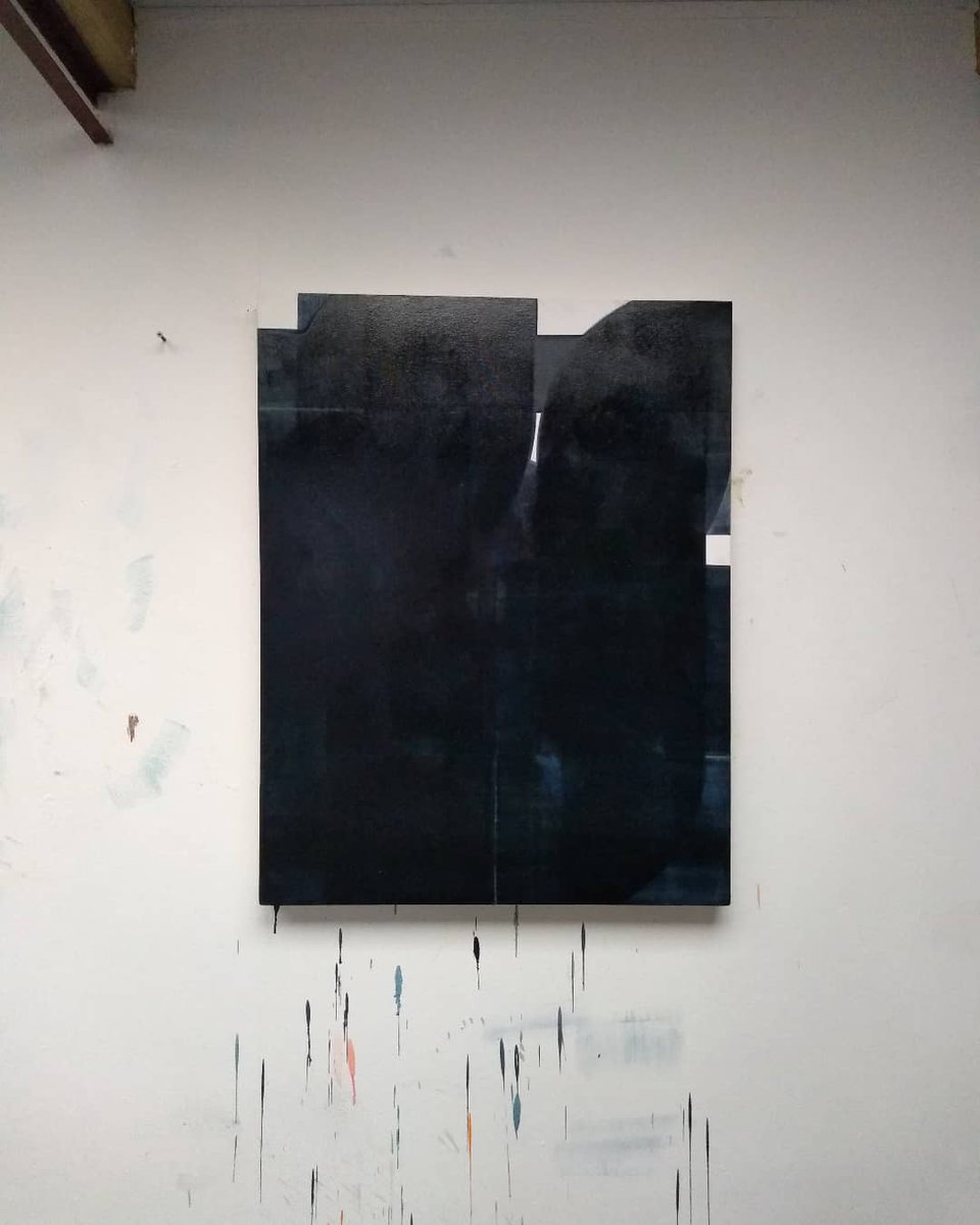 Thinpainter's tweet photo. Reworked - Causes na bhFiach: cove of the ravens, oil on canvas, 2021. #artpromotion #painting #fashiondesign #textiledesign  #printmaking #architecturaldesign #architecture #contemporaryart #monochrome #interiordesign #design https://t.co/Lz8LzjZlxP