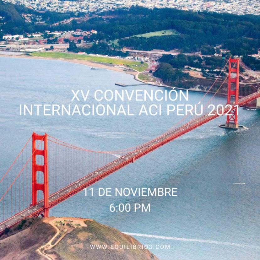 equilibrio_3's tweet photo. Ya quedan pocos días para el evento. ¡Suscríbete hoy y no te lo pierdas!💡
Te invitamos a la XV Convención Internacional del American Concrete Institute Perú (ACI Perú) ⬇️

https://t.co/BpRnDQn5EX https://t.co/ZKc8JQRw0h
