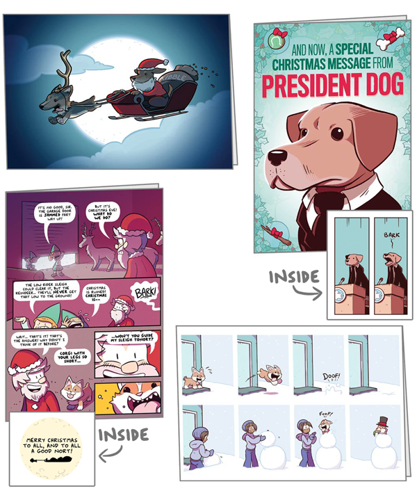 If you're ready to grab some Christmas cards in prep for the holiday season... I think I've made some fun ones! There's one dog-themed bundle and one S&amp;F-themed bundle.

https://t.co/oCRr355joA 