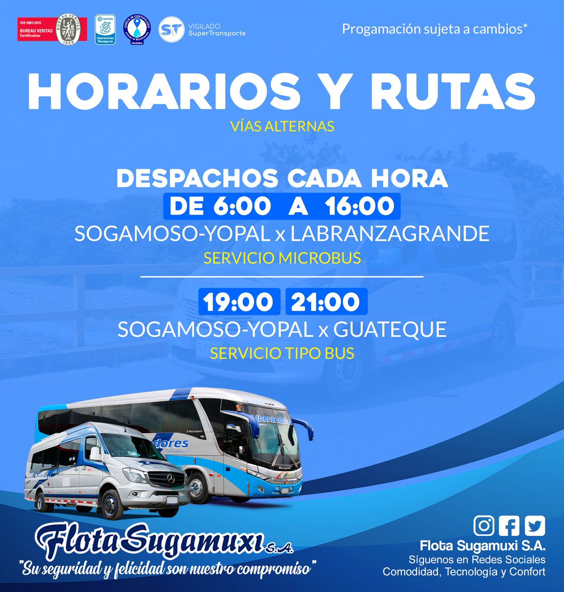 Flota Sugamuxi S.A tweet media