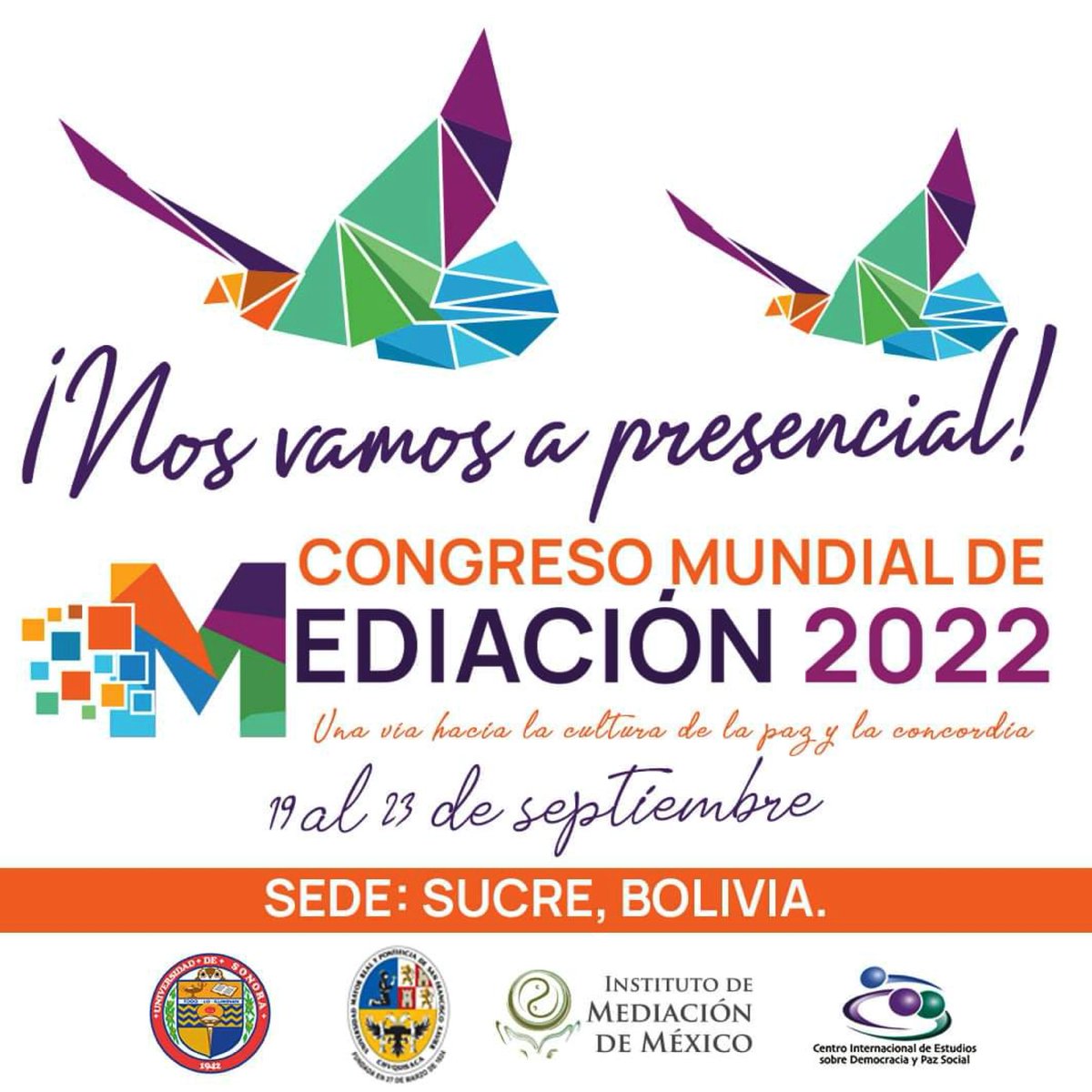 SentitNobis's tweet photo. ¡A encontrarnos del 19 al 23 de Septiembre del 2022 en Bolivia! https://t.co/KGVyTK6BU5