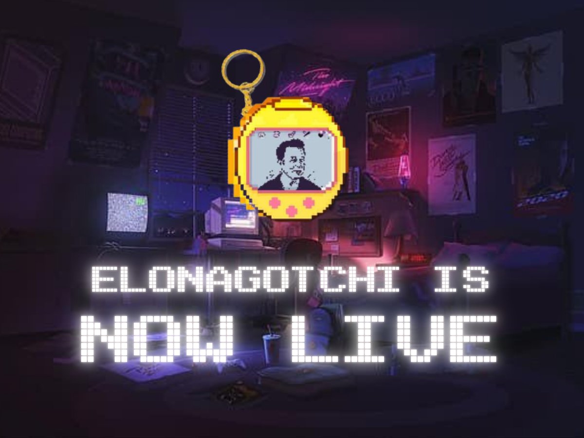 elonagotchi's tweet photo. WE ARE LIVE! 🚀 https://t.co/SseACCTSq2