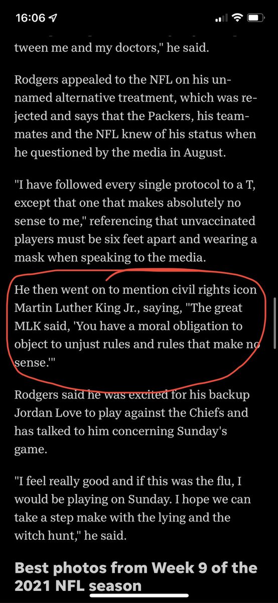 k_talts's tweet photo. Not a famous wealthy white guy quoting MLK as “justification” for not getting vaccinated or not wearing a mask… 🤔🙄😡🤦🏻‍♀️ what racist garbage https://t.co/wpV91NM2LZ