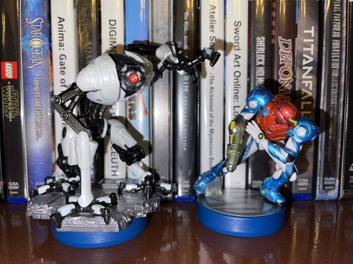 ionztomo16's tweet photo. Están súper chulos 🤭🤭 #amiibo #Metroid #MetroidDead https://t.co/X4KbGUnso3
