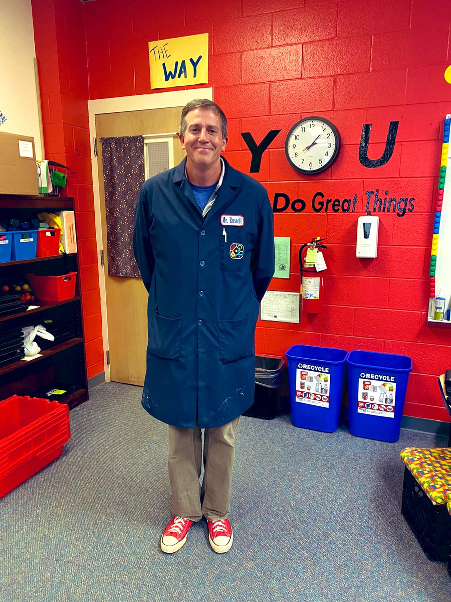 Today we are jumping for joy and excited to share that Mr. Sean Russell was voted by his peers as the WLES 2021-2022 Teacher of the Year! #dancingstemgineer <a href="/WCPSSTeam/">Team WCPSS</a> <a href="/WCPSS/">Wake County Public School System</a> @WCPSSElemScie