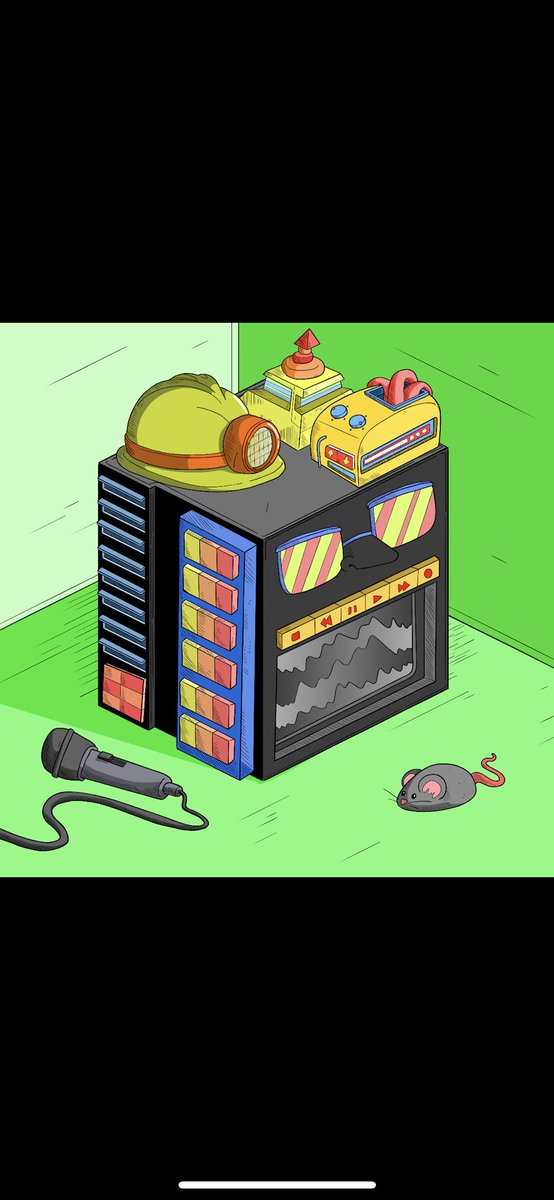 AlexFaichney's tweet photo. @DoloNFT Blockchain miners are the future of NFT’S! The fact that this NFT project will provide almost a passive income stream is unbelievable! Also the art behind each NFT is next level! Here is a screenshot of one of my favourite sneak peeks of a miner. @BMC_NFT https://t.co/Ffjp8BaYQf