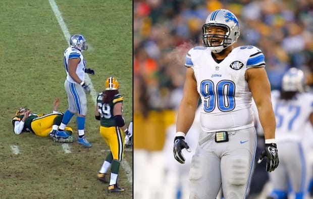 CanardSven's tweet photo. @jemelehill Too many hits from Ndamukong Suh over the years for Aaron Rodgers. MLK would've probably also said to him in regards to this matter...'Keep my name out cho' mouth'. 🤷♂️ #cteisreal #asimple #ilied #imsorry #wouldsuffice #aaronrodgers https://t.co/1xOKoGyaYA