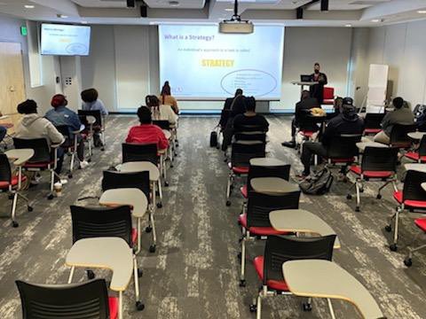WssuBiology's tweet photo. @WSSUBiology thanks @ECUBrodySOM for the “Planning for Medical School” presentation. #WSSU #STEM #UnleashTheGenius #bethenext https://t.co/BpUnjpwmHX