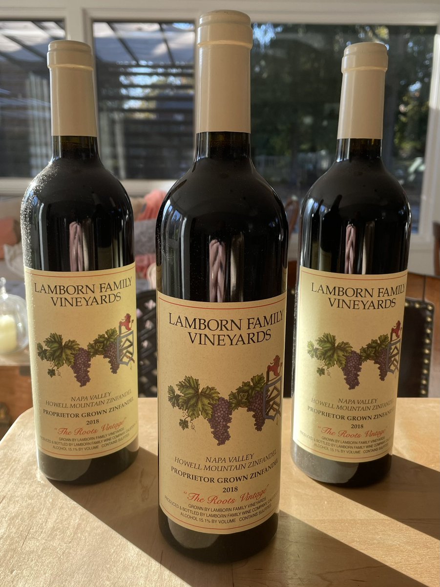 zinfandelhooks's tweet image. I stopped buying wine to focus on bourbon, but I cannot resist a few bottles from @lamborn as it is one of mu favorites. #cheers🍷