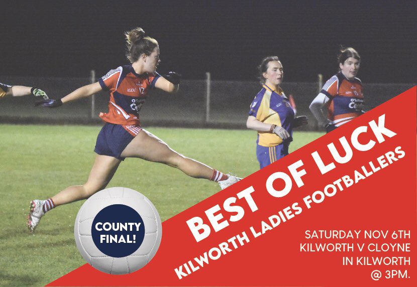 KilworthGaa's tweet photo. Exciting weekend in store! Best of luck to all teams involved across all clubs especially our own men who will take on Douglas tomorrow in the Cork County JAFC quarter-final in Mourneabbey @ 1:30pm❤️🤍 #kilworthabú❤️🤍 https://t.co/sg0TvcCY1e