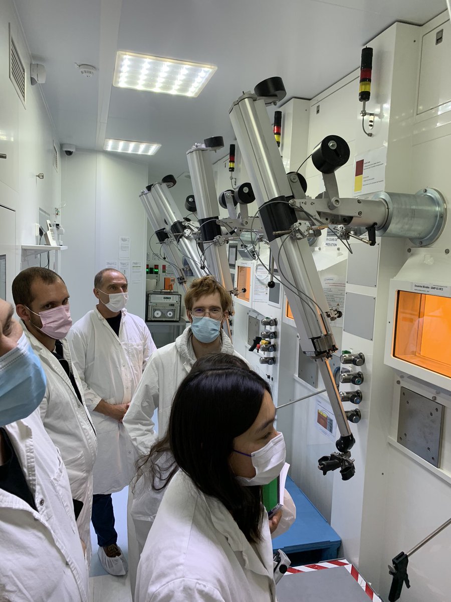 RTripier's tweet photo. All the group members are visiting #Arronax #cyclotron today in Nantes. A very nice day with all the team sharing good moments. 
#nuclearmedecine #chemistry #radioisotopes https://t.co/atV7Nu7al1