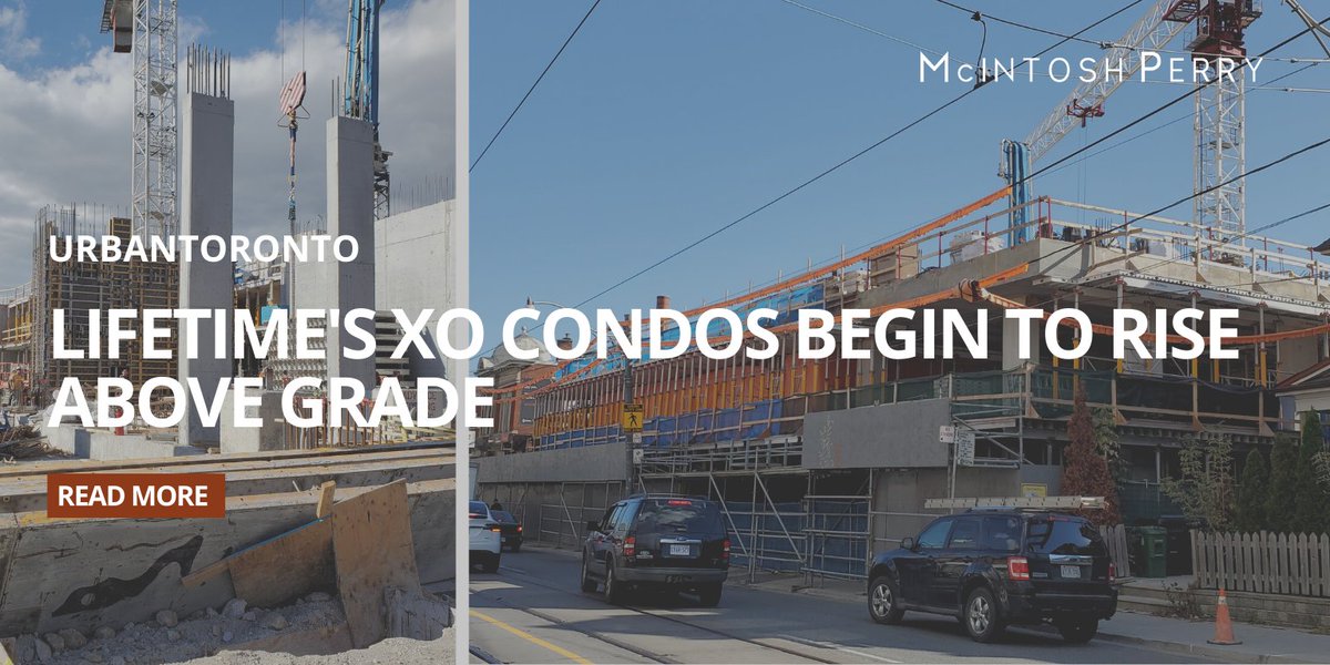 Egis_Canada's tweet photo. McIntosh Perry is providing Tarion Registrar B19 #FieldReviewConsulting and concrete testing services for Lifetime's XO Condos, a 14-storey #condo. Services include design review, field inspection and testing during construction. https://t.co/0dGmn5wOzE #MPProjects #FRC #RB19 https://t.co/vbNHZponXX