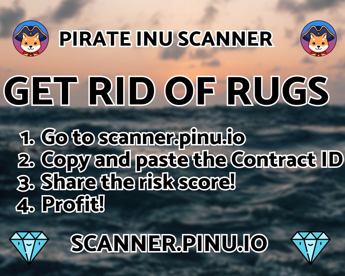 FLCryptoPirate's tweet photo. $PINU @InuPirate is going to do well. I’m just looking at these rug pulls like $SQUID and how $PINU helps protect investors.  🏴‍☠️🏴‍☠️🏴‍☠️

https://t.co/DB3tLBIFD6 https://t.co/tnmFtEcoYV