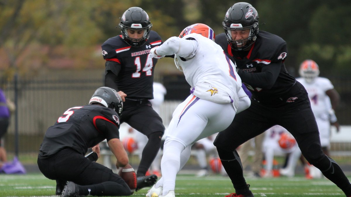 .<a href="/RavenFootballBC/">Benedictine Football</a> heads to Nixa, Mo., Saturday to take on Evangel University in road finale bit.ly/3kaTEh0