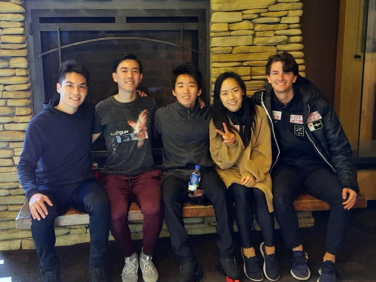 Excited for #NHKTrophy2021 to begin! <a href="/CamdenPulk/">Camden Pulkinen</a>, <a href="/govincentzhou/">Vincent Zhou</a> and <a href="/Tomostar0120/">Tomoki Hiwatashi樋渡知樹</a> look forward to seeing the wonderful #FigureSkating fans of Japan soon!🇯🇵

Good luck to all of #TeamUSA 🇺🇸 and to our guests, <a href="/miichan728/">Misato Komatsubara 小松原美里</a> and <a href="/Timkoleto/">Tim Koleto 小松原尊</a> 🇯🇵who stopped by this week.