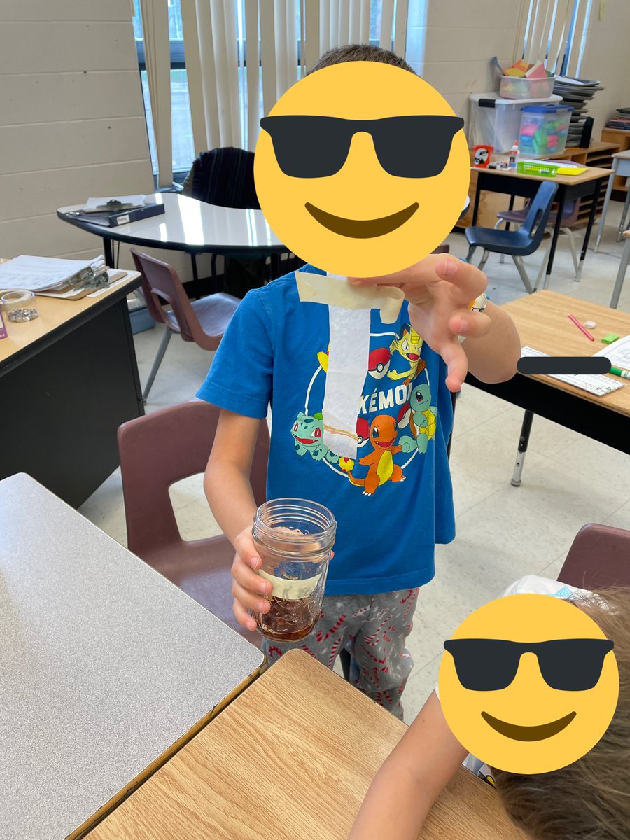 MsEvaTeaches's tweet photo. Leaf chromatography experiment in room 13! Students had a great time collecting the samples and working together to complete the task. We read a book to consolidate our new learning about seasonal changes. @YRDSBoutdoorEd @CPSCougars https://t.co/wXEWLdHRqE