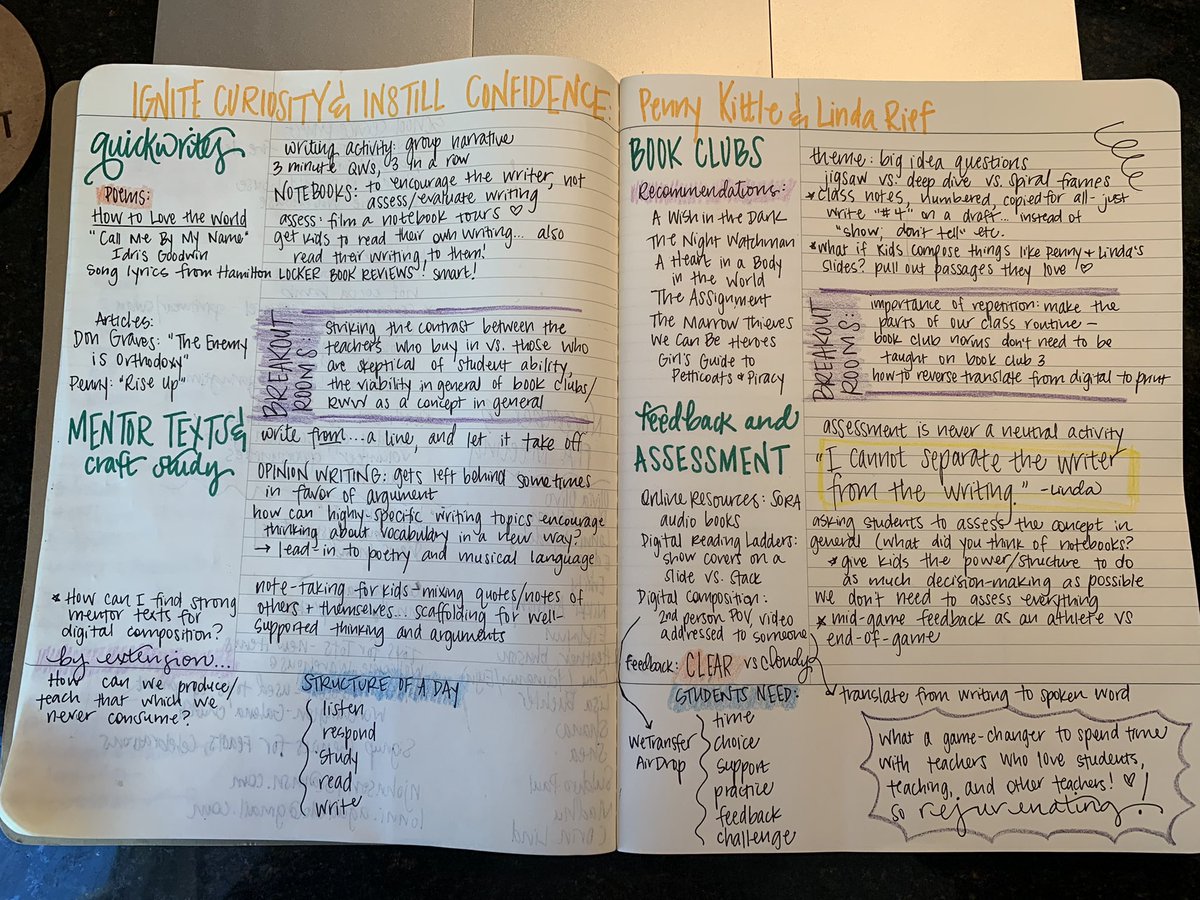 litreader's tweet photo. Thank you so much to @pennykittle and @LindaMRief for a rejuvenating workshop today. Learned so much from you both 📚❤️📖 https://t.co/KZcgFOgxui