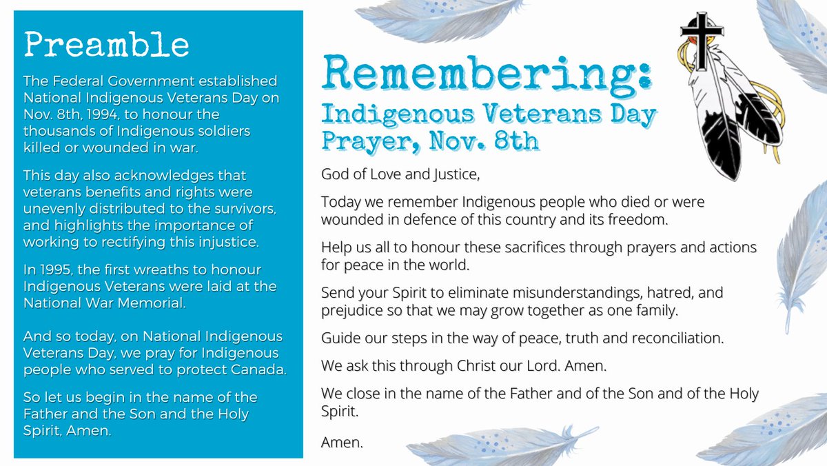 On this Indigenous Veterans Day YCDSB recognizes the contributions of Indigenous people who fought in wars for Canadian Freedoms. We also acknowledge that Veterans' benefits and rights were unevenly distributed to the survivors, and we work towards rectifying this injustice.