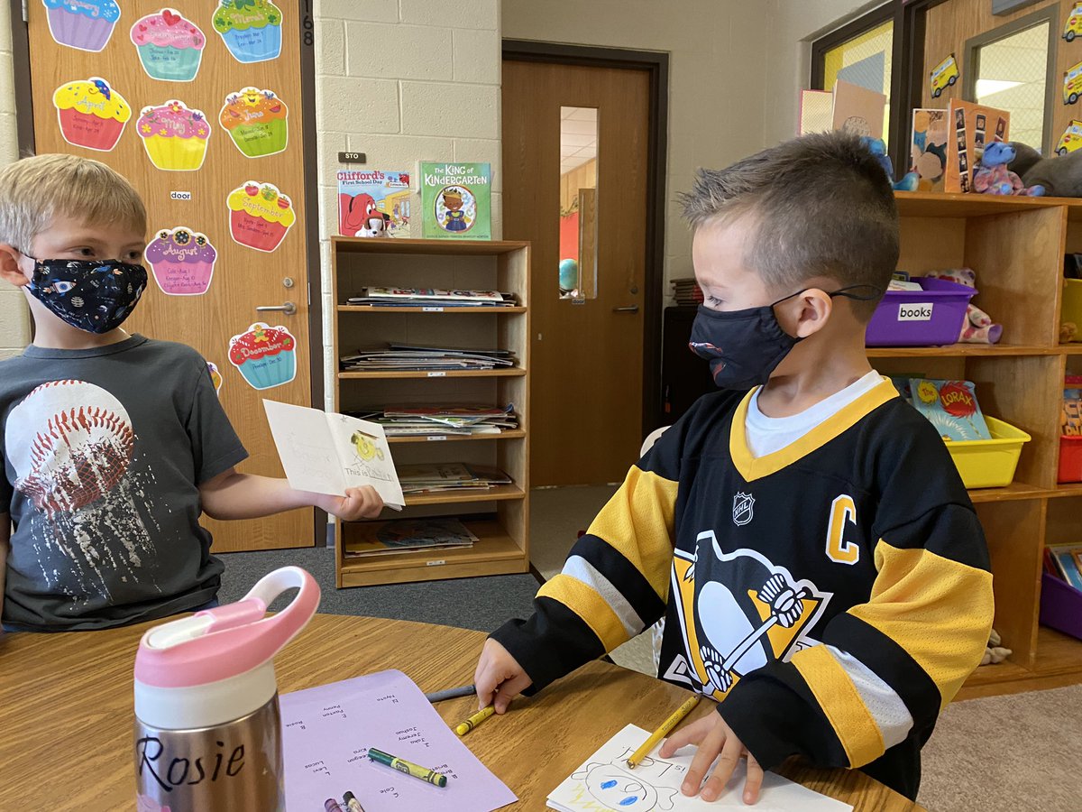 Check out this play in K! Kindergarten kiddos have been working hard while using play to build houses for the 3 Little Pigs, become teachers, create books, use letters and so much more. #playinK <a href="/WilsonSchlDist/">Wilson School District</a> #kindergarten