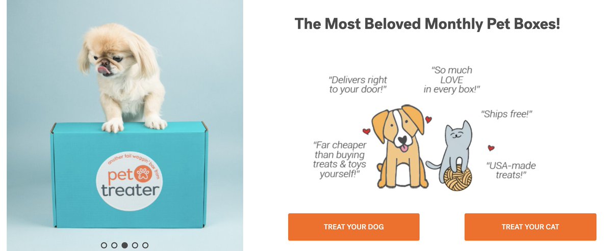 HomespunChics's tweet photo. Need a great Pet Lover #subscriptionbox gift? 
Use code  HOMESPUNCHICSHOLIDAY for 50% off the FIRST MONTH of ANY Subscription, not inclusive of TRY IT OUT options.  Valid from now til 12/30. Works towards their gift offerings too! #Pets #gifts #pettoys #furbaby @PetTreater #ad https://t.co/aXEW025JBr