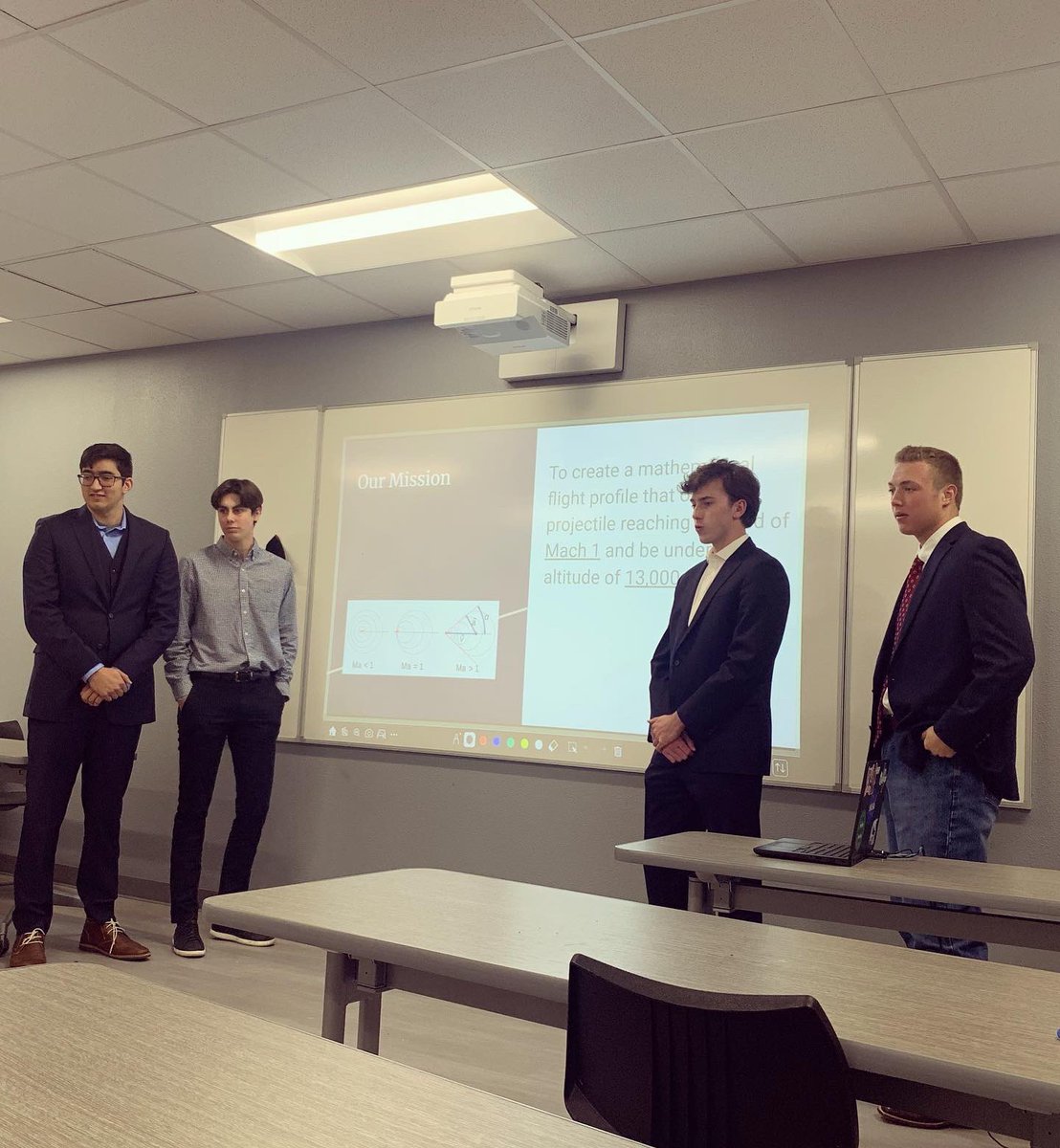 Our Rockets II students knocked it out of the park with their Mathematical Flight Profile Presentations! 
They presented to engineers from @nasa and SystemsGo!! 🤯🚀🪐

<a href="/DragonsCTE/">Dragons CTE</a> <a href="/Carrollisd/">Carroll ISD</a> <a href="/CarrollHigh/">Carroll High School</a> <a href="/CarrollSRHigh/">Carroll Senior High</a> <a href="/SystemsGoNews/">Launcher01</a>