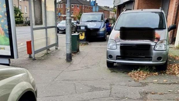 BelTel's tweet photo. Belfast parking wars: Call for tougher action over cars being left on city’s pavements https://t.co/KOFnhWym6h https://t.co/dwtMBjZCDy