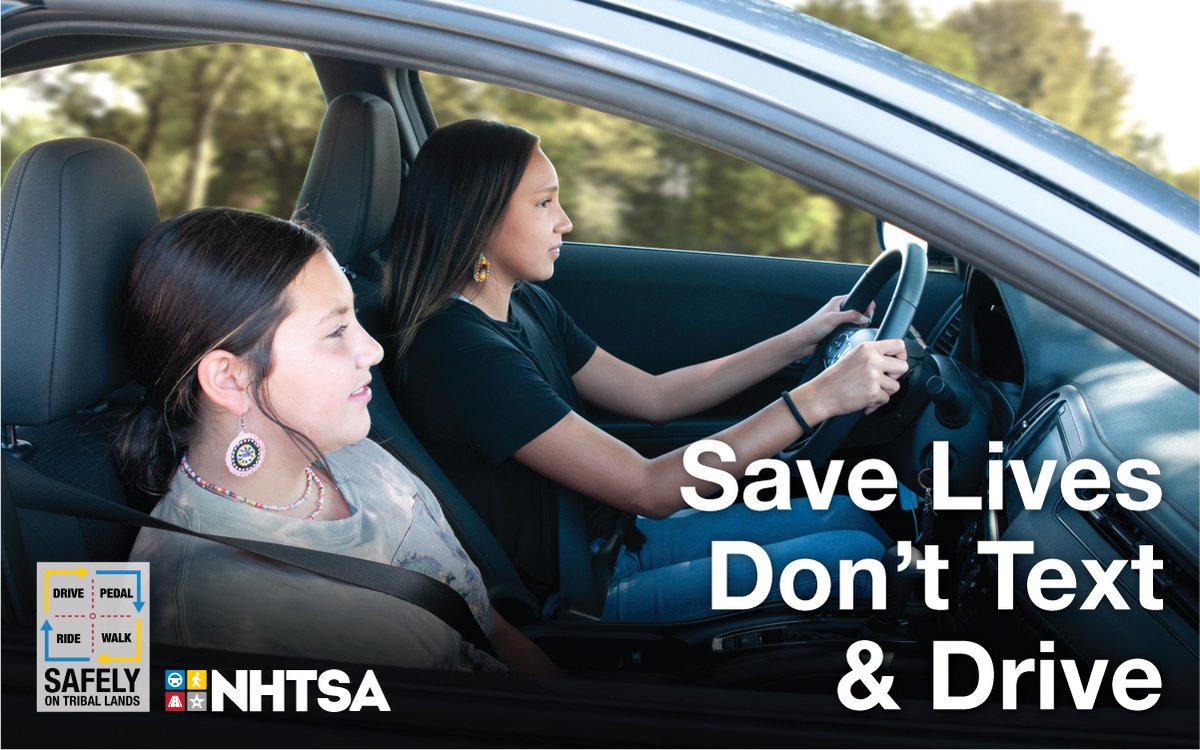 Distracted driving is dangerous, claiming over 3,000 lives in 2019. Stay safe this #NativeAmericanHeritageMonth and year-round by putting the phone down when driving.