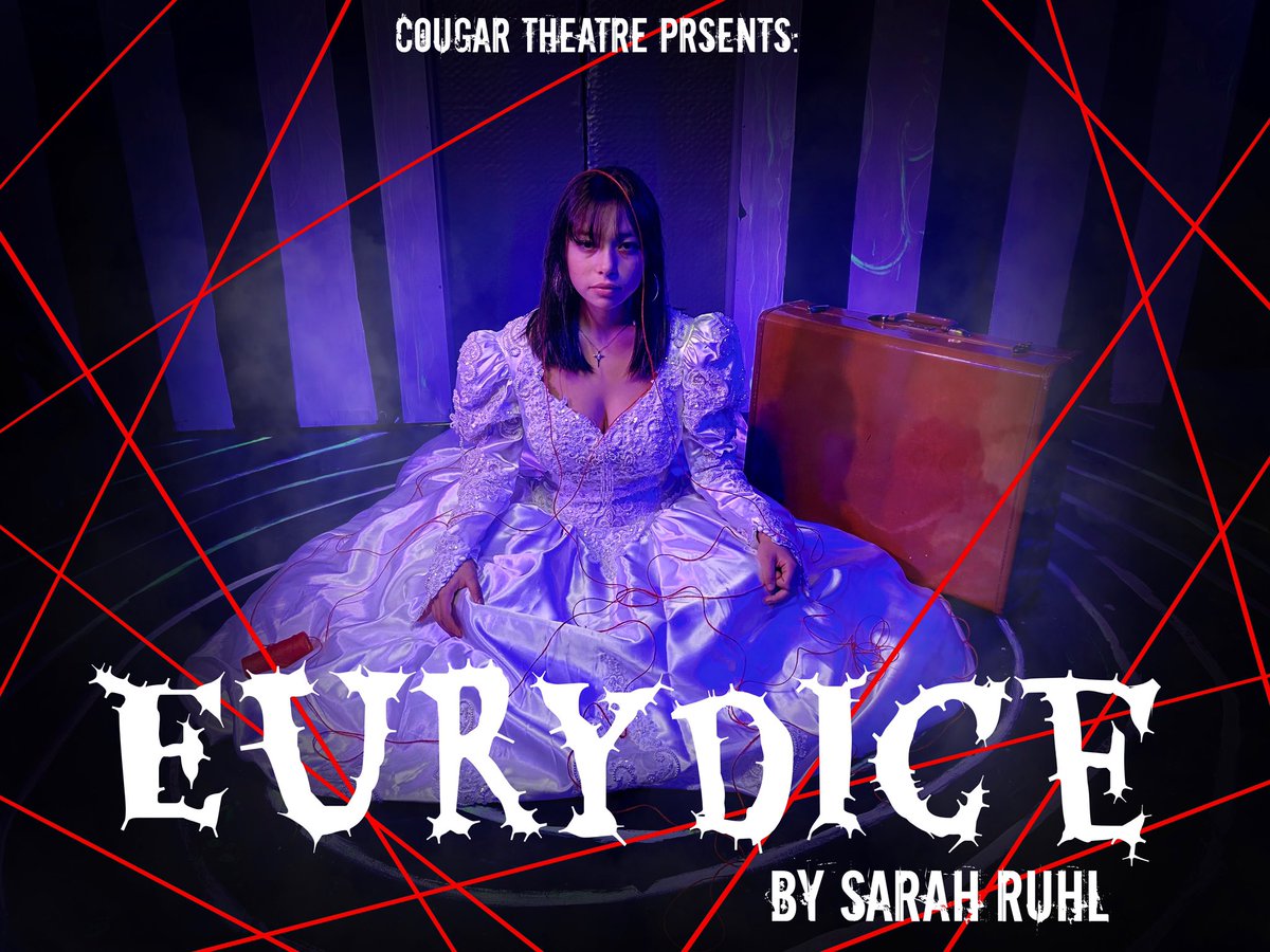 Shepardtheatre's tweet photo. Cougar Theatre proudly presents: Eurydice, by Sarah Ruhl. Running November 18th and 19th at the Alan B Shepard Black Box at 6 PM. Tickets will be $3 https://t.co/QgDJxNqDSE