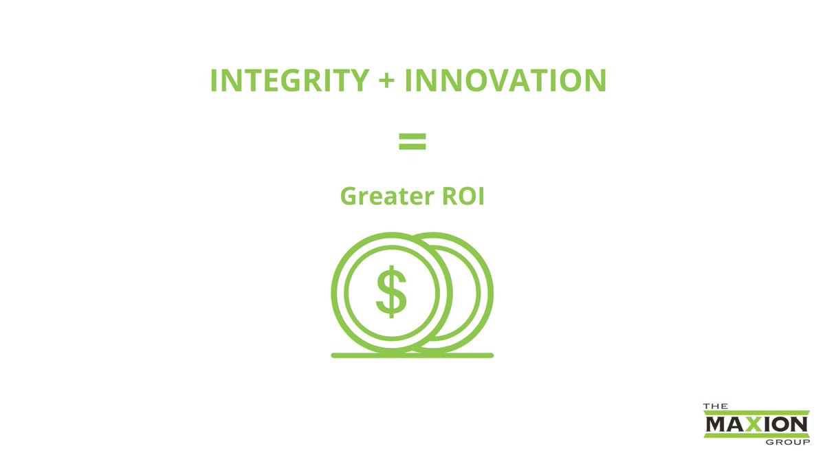 Integrity and Innovation. That has always been our focus on our journey to help clients and stakeholders experience a greater ROI.