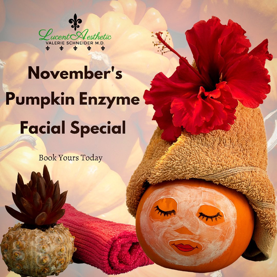 AestheticLucent's tweet photo. As part of our Nov. treatments, we have a fantastic special.
Mindy, our esthetician, is offering a #PumpkinEnzyme #Facial.

Enjoy the rich feel of autumn with this seasonal favorite! You’ll be soft, smooth, &amp; nourished with a new glow!
Just $95

#pumpkinmask #bayareaskinservices https://t.co/DSN9uQwkfI