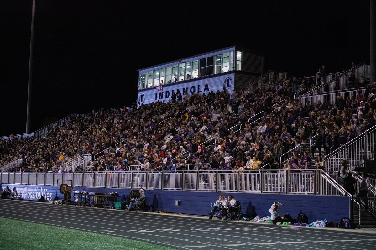 IndianolaFB's tweet photo. It's game day, Indianola! We are only a few short hours away from kickoff! Let's get crazy tonight! https://t.co/vmiEZ9tHLT