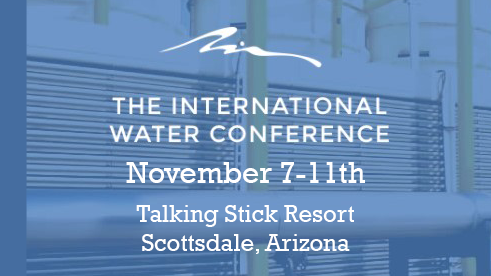 PaniEnergy's tweet photo. Looking forward to attending the International Water Conference® (#IWC ) at the Talking Stick Resort in sunny Scottsdale, Arizona! @IntlWaterConf @EngSocWestPA @Deve6h 

🌐 https://t.co/meUpawx5oV 

#watertreatment #engineers #sustainability #environment #conference #PHX https://t.co/fHqYTP7XEB