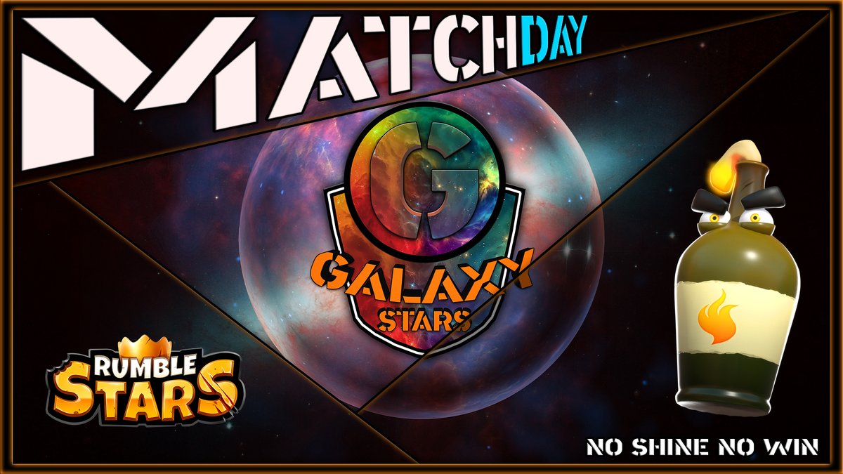 #RumbleStars | #Matchday 

Hoy nos jugamos el pase a la siguiente ronda de la Dragon Wars y mas tarde buscamos avanzar en la NL Cup

🏆| #DragonWars
🆚| <a href="/MexicanWolvesRS/">Mexican Wolves 🐺</a> 
⌚| 22:00H 🇪🇸

🏆| #NLCup
🆚| #BrazilianHippos
⌚| 23:00H 🇪🇸

¡A por la victoria estrellas! 

#Noshinenowin