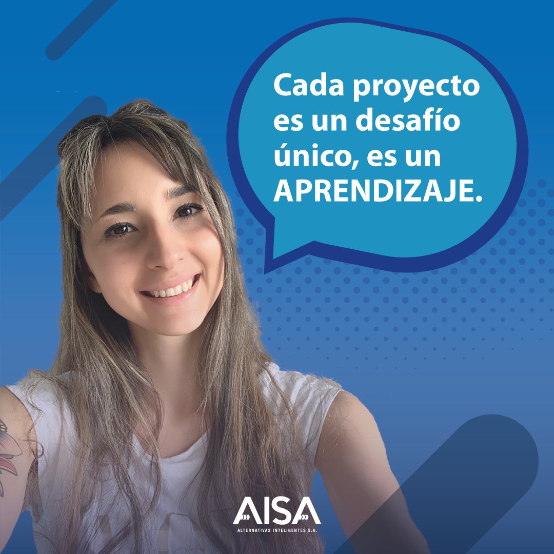 somosaisa's tweet photo. Para Evelyn Santamaria, de nuestro equipo de desarrolladores, AISA es sinónimo de CONFIANZA, EQUIPO y CRECIMIENTO.

#SomosAISA #Startup #DEV #Teamwork https://t.co/017OBS2S5M